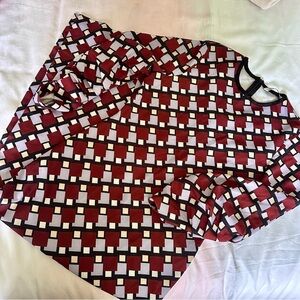 Zara geometric midi dress XS -READ